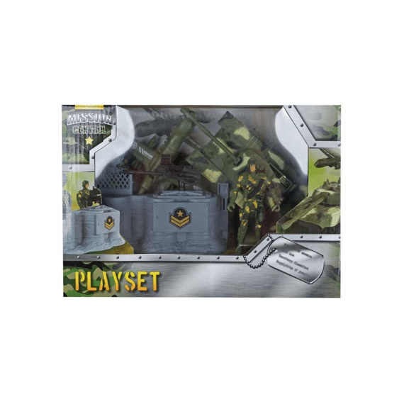 Mission Control Speelset Met Tank 18,5cm 4dlg