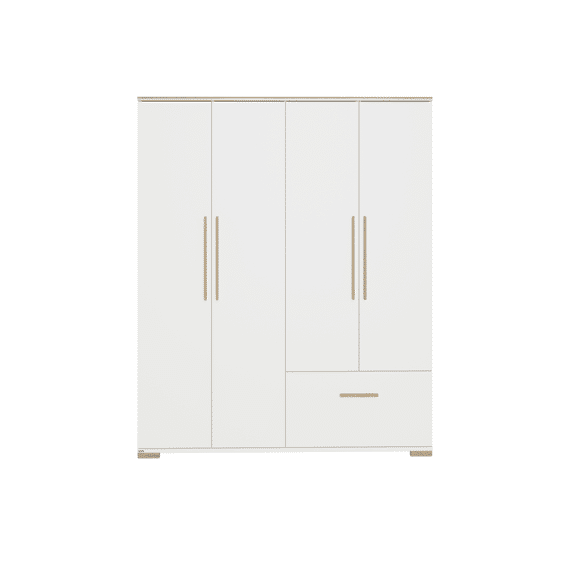 Paidi Enie Offwhite/oak Kast 4 Deuren