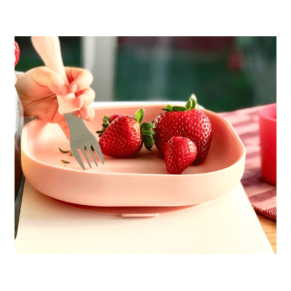 Beaba Bord Met Zuignap Siliconen Cotton Candy