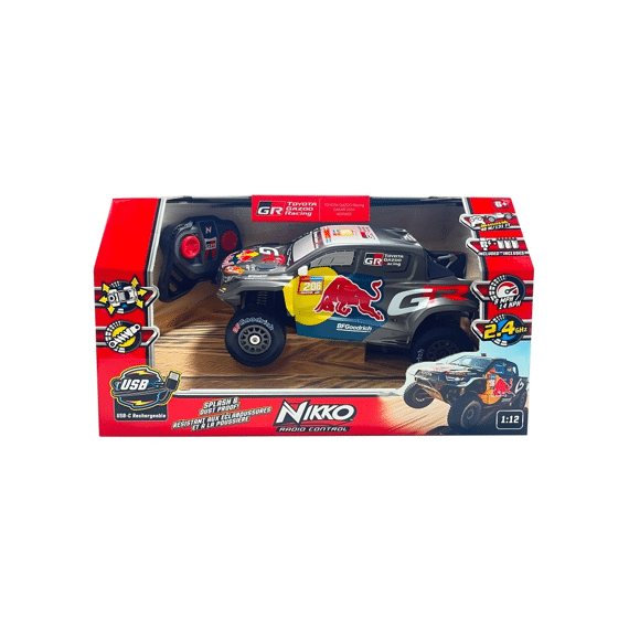 Nikko Rc Toyota Gazoo Racing Dakar Pro Trucks 1:12 Herlaadbaar