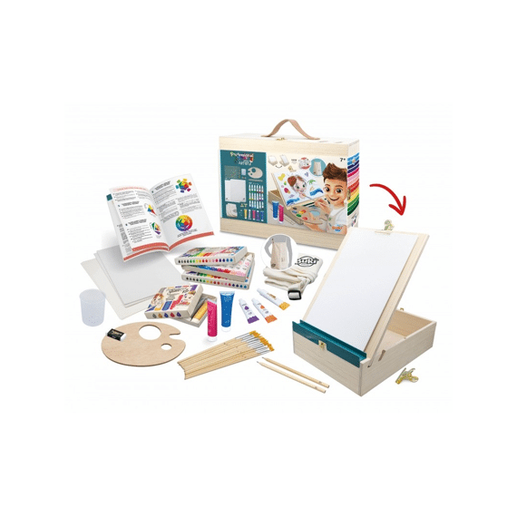Buki Professional Studio Artiestenstudio Houten Koffer    Vanaf 7 Jaar
