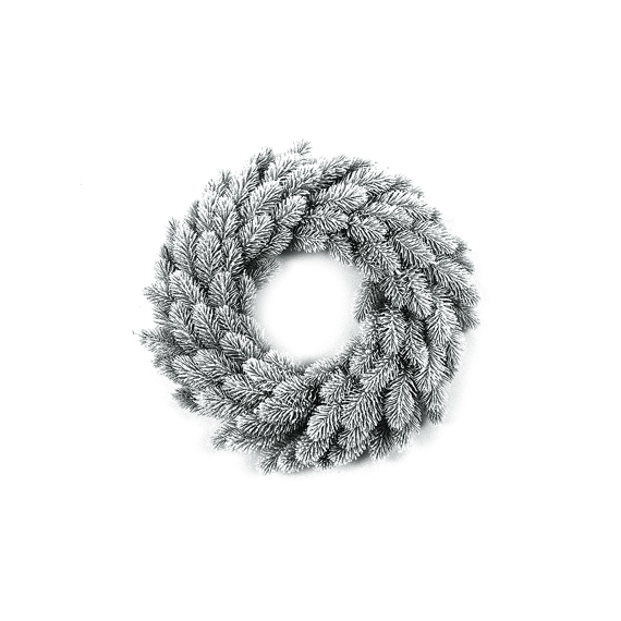 Eris Snow Wreath Pe&polyfoam D45cm