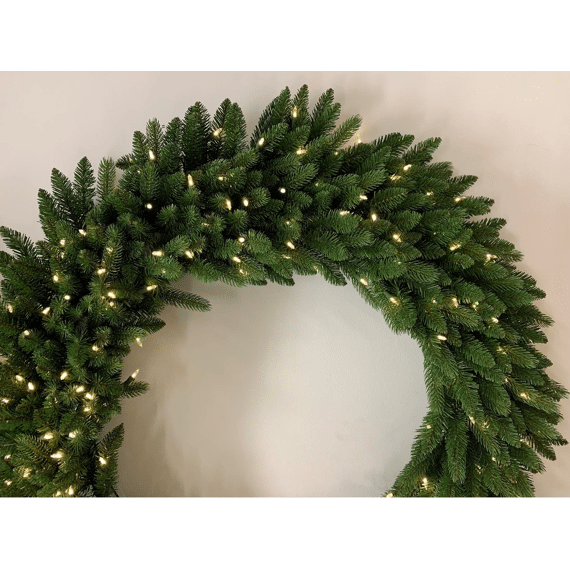 Grande Fir Wreath D61cm 50l Transfo