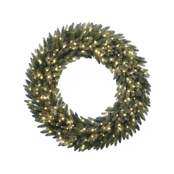 Grande Fir Wreath D61cm 50l Transfo