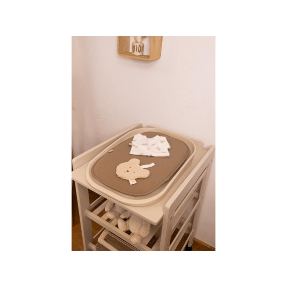 Pericles Inlegkussen Aankleedkussen Splashy Chocolate