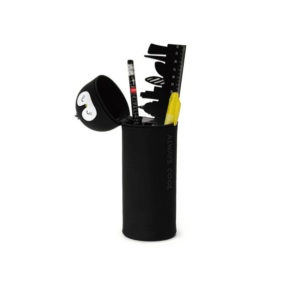 Legami Pencil Case 2in1 Kawaii Soft Silicone Pinguin