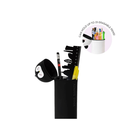 Legami Pencil Case 2in1 Kawaii Soft Silicone Pinguin