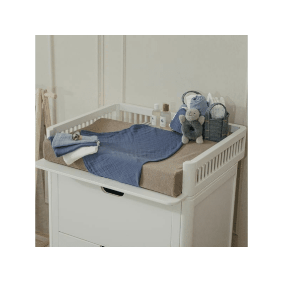 Meyco Swaddle Tetra 120x120 2-pack Prewashed Jeans Blue/indigo