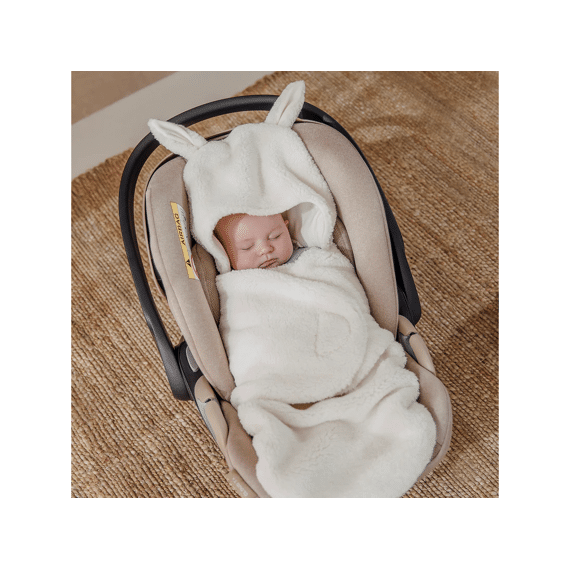 Meyco Wikkeldeken Teddy Rabbit Natural