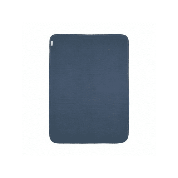 Meyco Deken Wieg 75x100 Gebreid Jacquard Pure Indigo