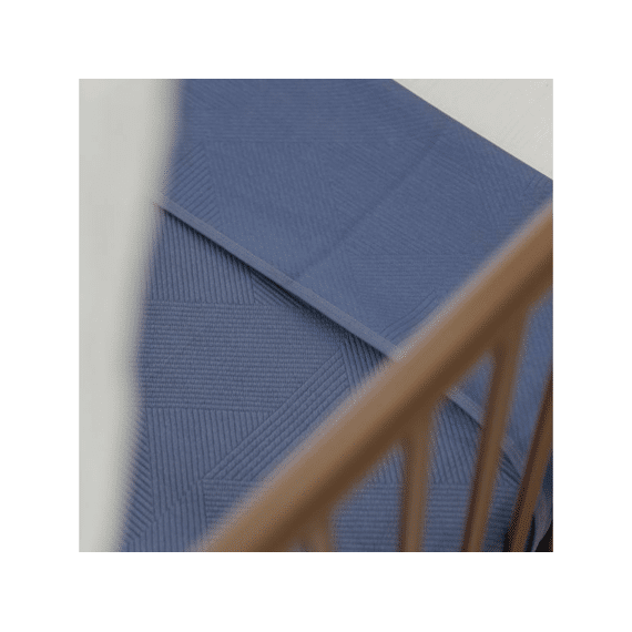 Meyco Deken Wieg 75x100 Gebreid Jacquard Pure Indigo
