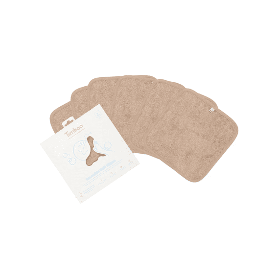Timboo Soft Wipes 20x20cm 6st Herbruikbaar Savannah Sand