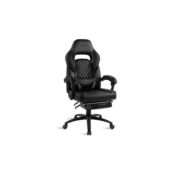 Gaming Stoel Mustang Leder Zwart