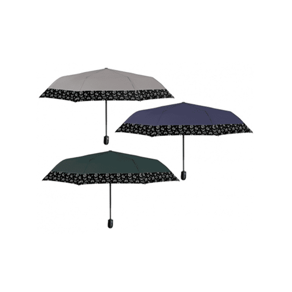 Perletti Paraplu Lady Mini Openclose 26441 Border