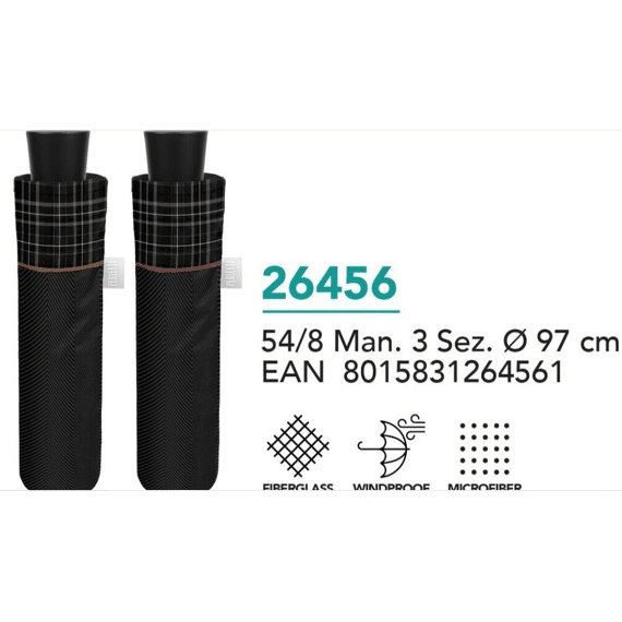 Perletti Paraplu Man Mini Man26456 Border