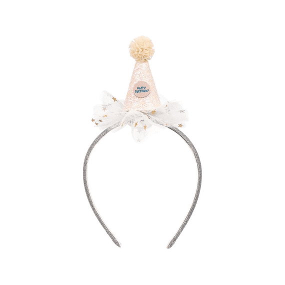 Souza Diadeem Met Hoedje Birthday Wit Zilver (prijsklasse P)