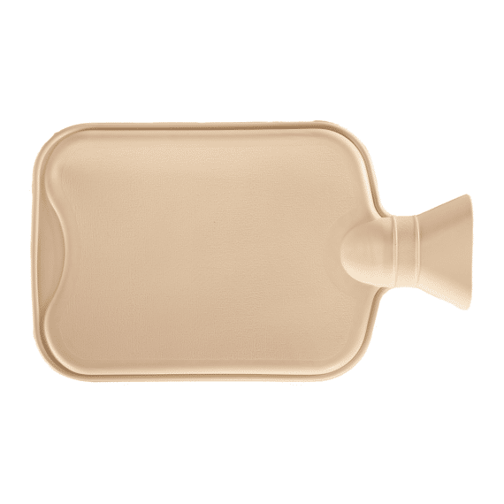 Tiseco Warmwaterkruik Met Wollen Hoes Warmers 2l Taupe