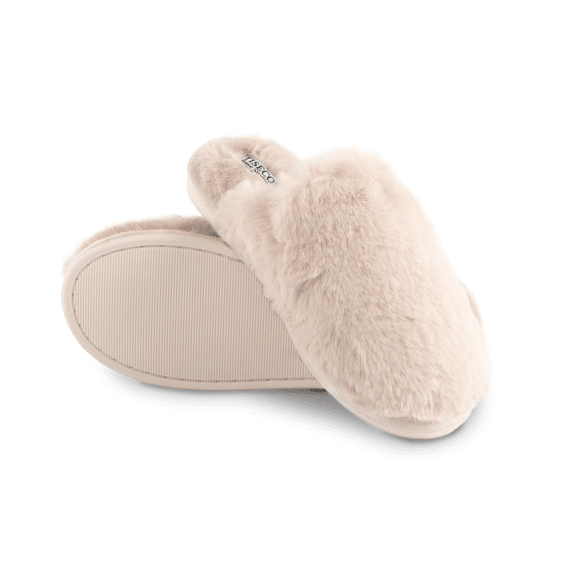 Tiseco Pantoffel Snuggs Mule Maat 36/37 Taupe