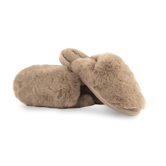 Tiseco Pantoffel Snuggs Mule Maat 38/39 Taupe