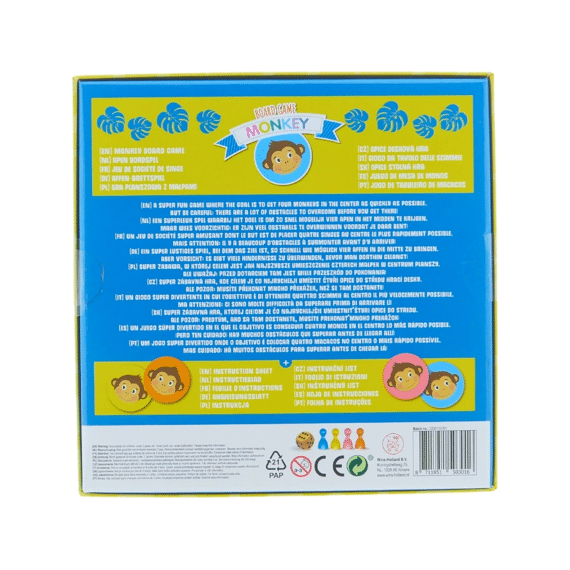 Bordspel Assortiment Unicorn - Monkey - Dinosaur