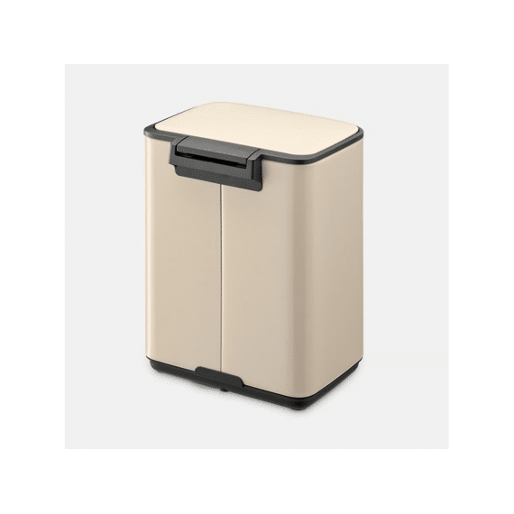 Bo Pedaalemmer 4l Met Kunststof Binnenemmer Soft Beige