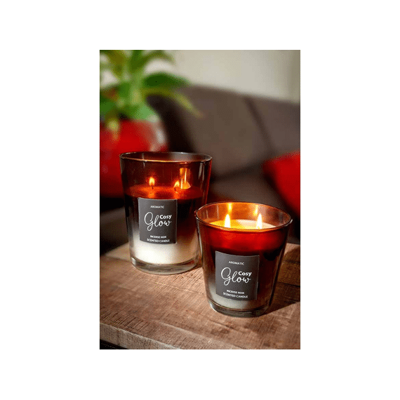 Cosy At Home Geurkaars Intense Noir Zwart 11cm