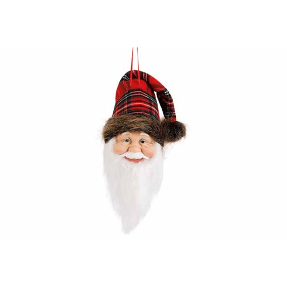 Cosy At Home Kersthanger Kerstmanhoofd 10x98x28cm