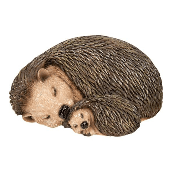 Cosy At Home Slapende Egel Met Egeljong 17x14,5x9,,5cm