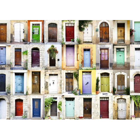 Puzzel 1000st Beautiful Doors In The Provence
