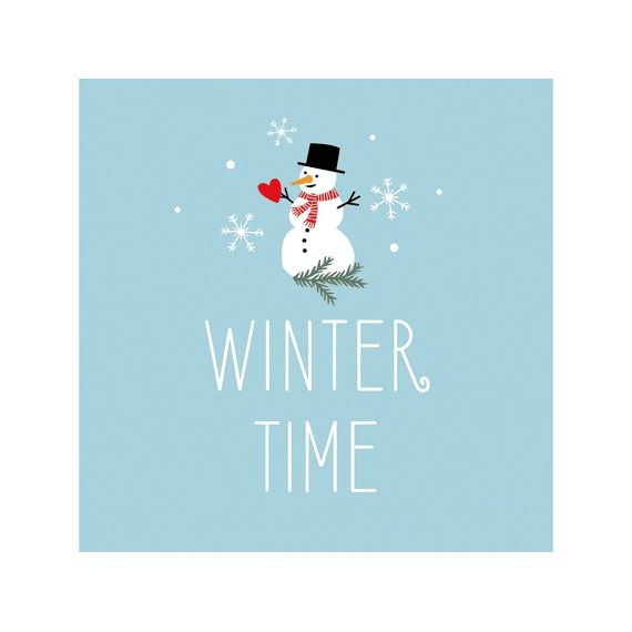 Ppd Servetten 33cm 20stuks Winter Time