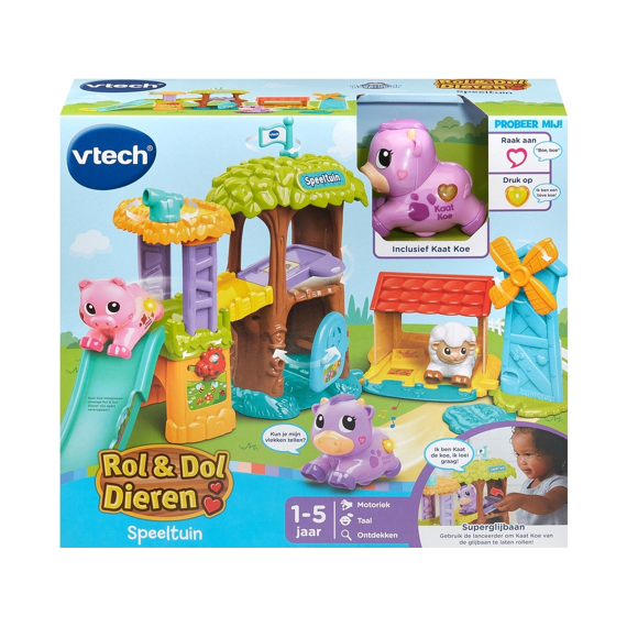 Vtech Rol & Dol Dieren Speeltuin + Kaat Koe