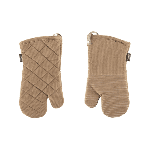 Tiseco Ovenwanten Velmar 17x33cm 2st Taupe (1r+1l)