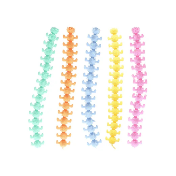 Fluffy Stretchy Caterpillar 25,5cm Assortiment