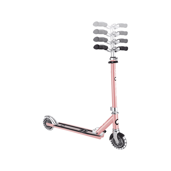 Globber Step Flow Element Lights Chrome Rose