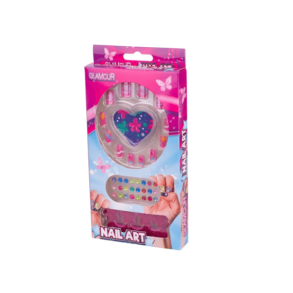 Glamour Kunstnageltjes Met Diamantjes En Acc