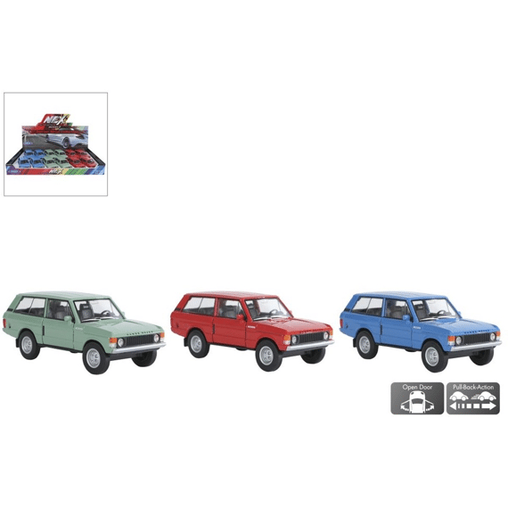 Welly 1970 Land Rover Range Rover Pull Back Assortiment