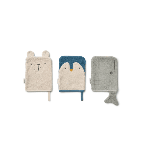 Liewood Washandjes Sylvester 3st Arctic Sea Ocean View
