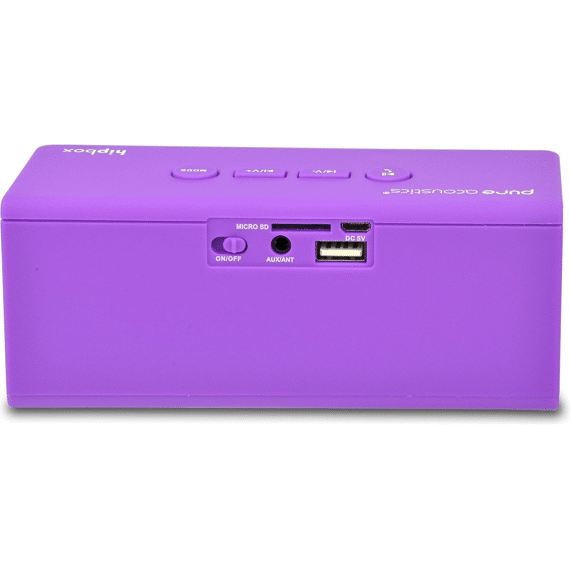 Pure Acoustics Bluetooth Speaker Met Radio Paars