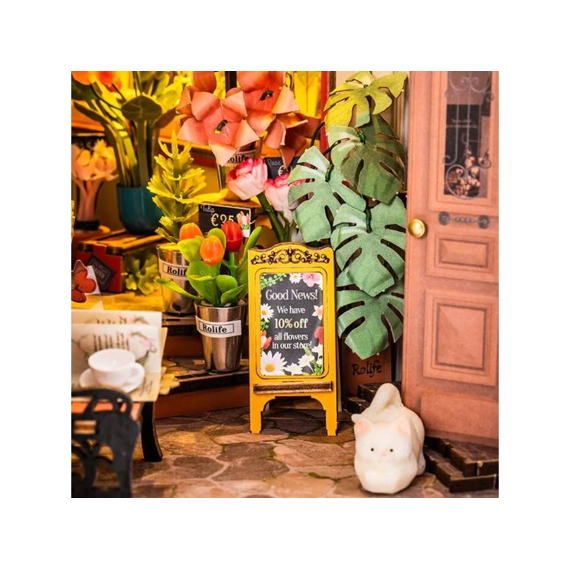 Rolife Booknook Floral Corner