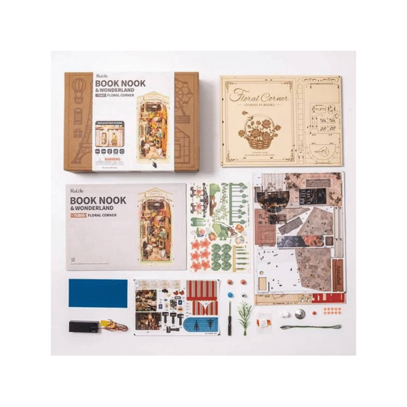 Rolife Booknook Floral Corner