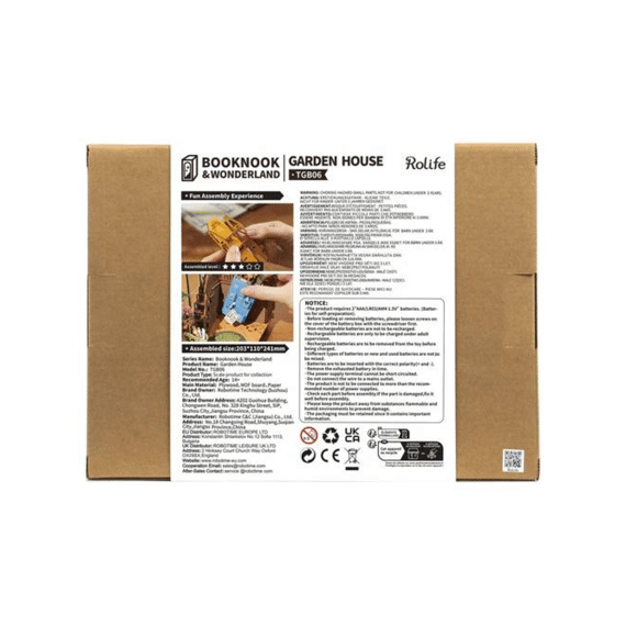 Rolife Booknook Garden House