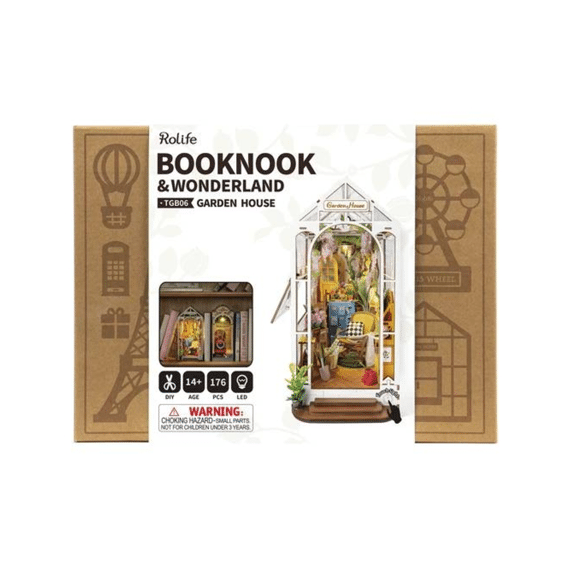 Rolife Booknook Garden House