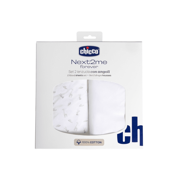 Chicco Next2me Forever Hoeslakens 2st Clouds