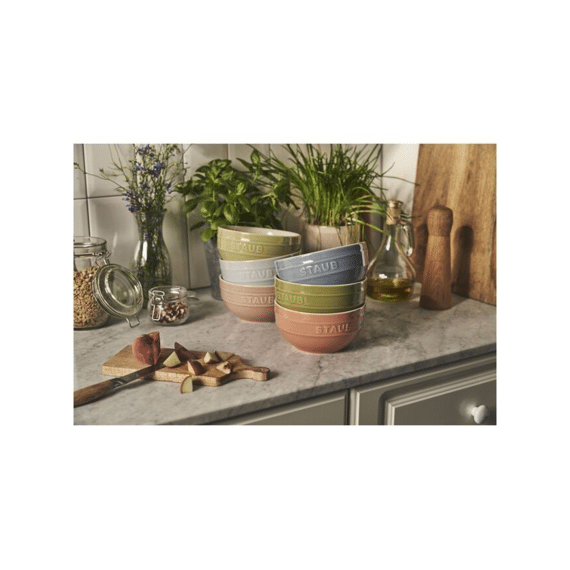 Staub Macaron Kom 14cm 6stuks Assortiment