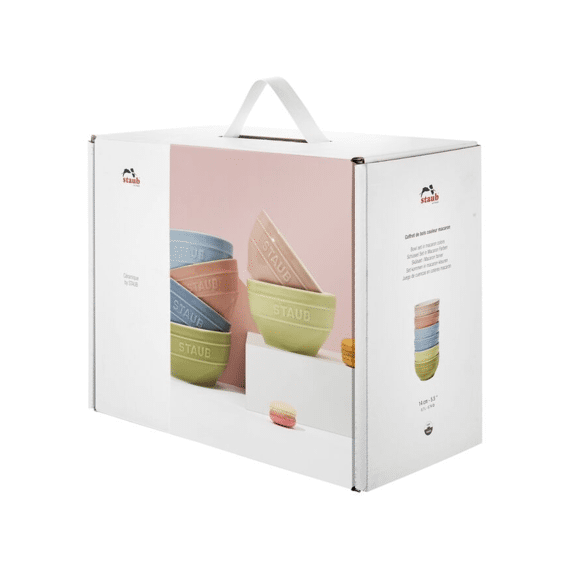 Staub Macaron Kom 14cm 6stuks Assortiment