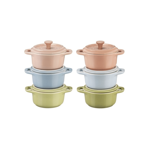 Staub Macaron Cocottes 200ml 6stuks Assortiment