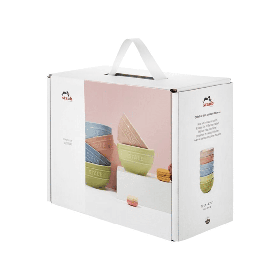Staub Macaron Kom 12cm 6stuks Assortiment