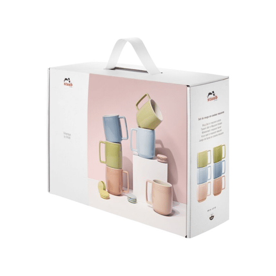 Staub Macaron Mok 350ml 6stuks Assortiment