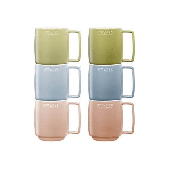 Staub Macaron Mok 350ml 6stuks Assortiment