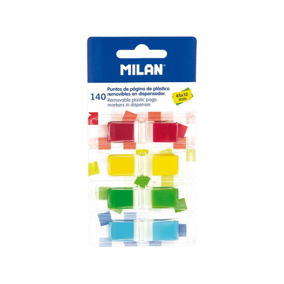 Markeerstroken Transparant Plastic 4 Kleuren X 35